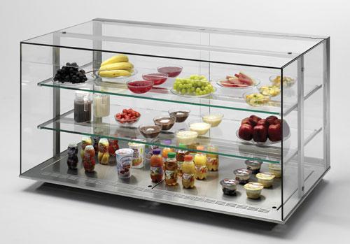 Ascobloc panorama vitrine met led verlichting